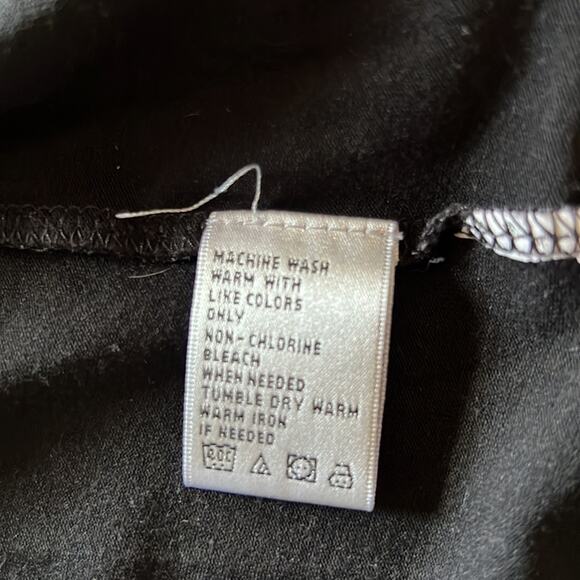 August Silk Black Knit Open Front Jacket Top Woman Size Small Y2K - Picture 7 of 10